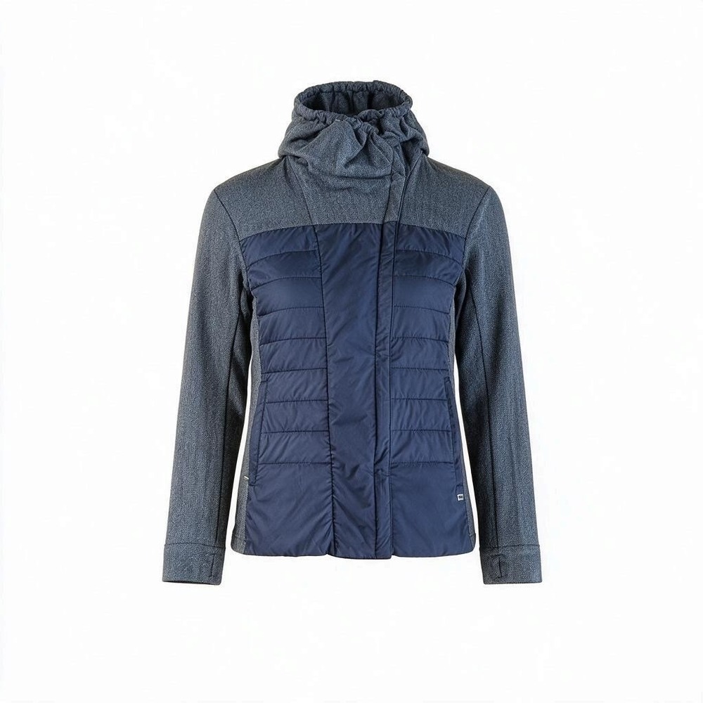Helly Hansen Hybrid Jacket Primaloft Herringbone Blue Women Large Excellent